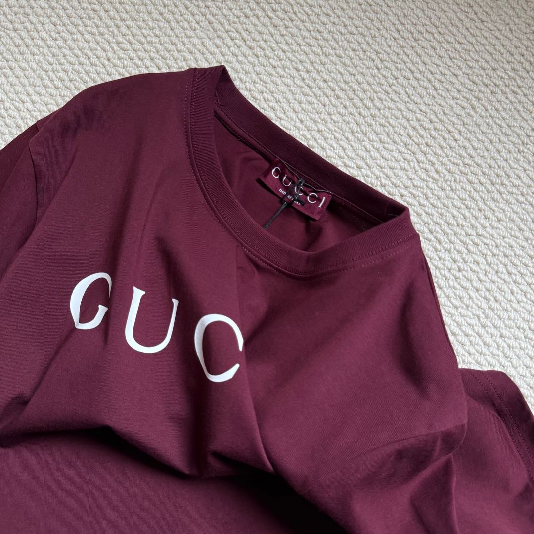 Gucci T-shirt Red Cotton