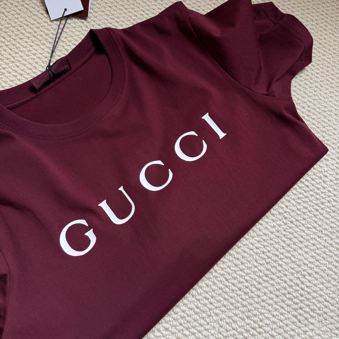 Gucci T-shirt Red Cotton