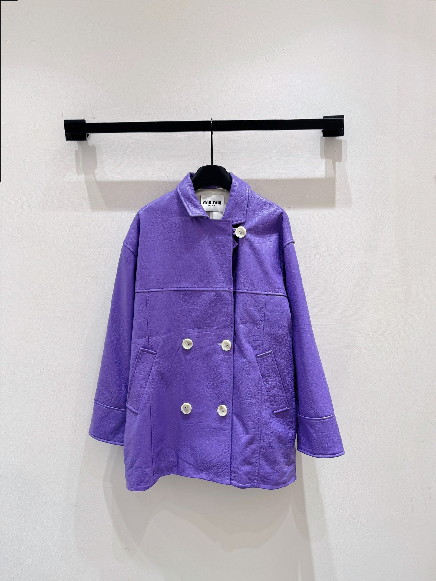 MIUMIU LEATHER JACKET STYLE 844