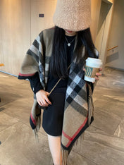 BURBERRY 25S PLAID KNIT JACKET 0030
