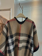BURBERRY 25S PLAID KNIT JACKET 0030