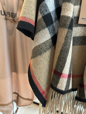 BURBERRY 25S PLAID KNIT JACKET 0030