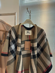 BURBERRY 25S PLAID KNIT JACKET 0030