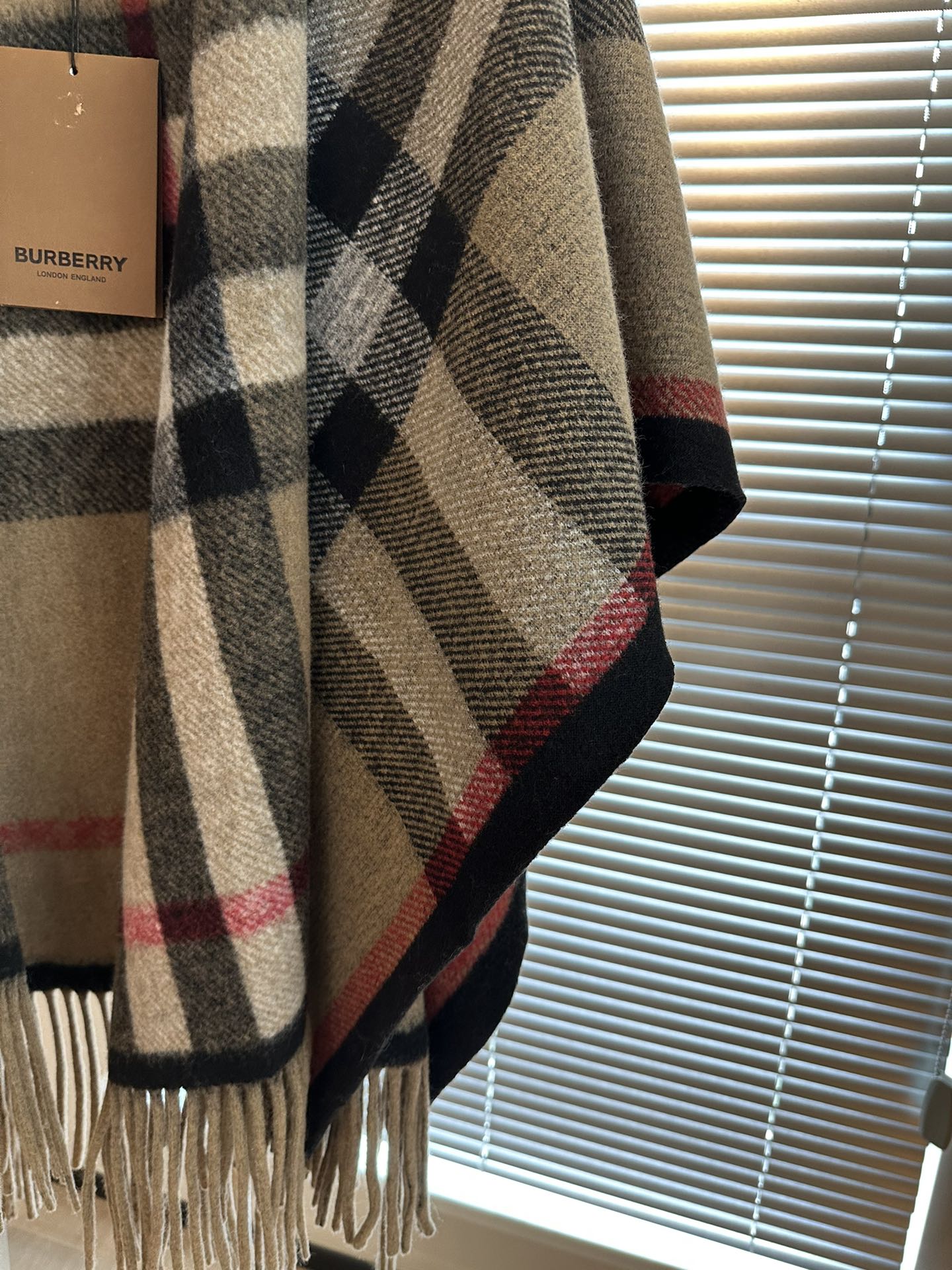 BURBERRY 25S PLAID KNIT JACKET 0030