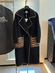 HERMES 25S DESIGNER CASHMERE COAT 180