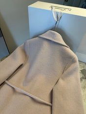 MAX MARA 25S CASHMERE COAT WITH FOX FUR TRIM 205