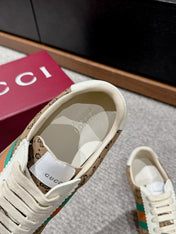 GG & ADIDAS SNEAKER LIGHT BROWN FABRIC