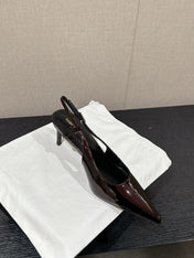 SL CHERISH SLINGBACK 75 WINE CALFSKIN