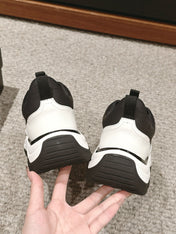 CC CLASSIC SNEAKER IN BLACK MIX WHITE LAMBSKIN