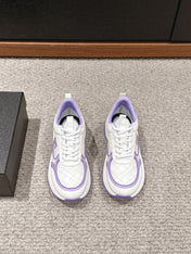 CC CLASSIC SNEAKER IN WHITE MIX IRIS PURPLE LAMBSKIN