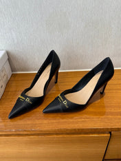 MY DD 25S HIGH HEEL 80MM IN BLACK CALFSKIN