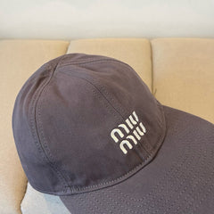 MM BASEBALL CAP IN DARK GREY KHAKI FABRIC STYLE 4