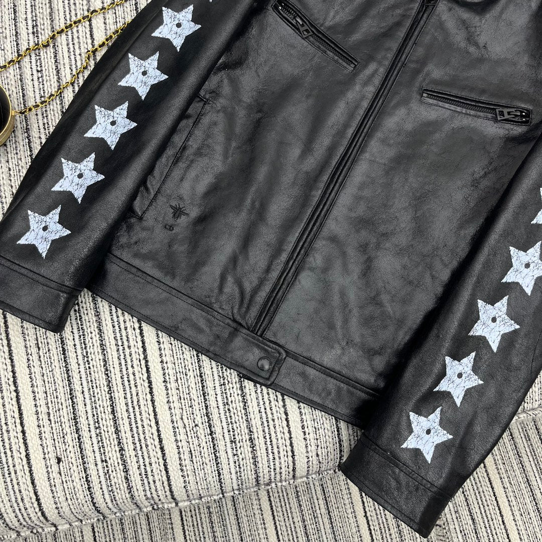 DIOR 25S STAND COLLAR SHEEPSKIN JACKET 845