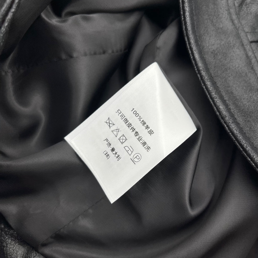 DIOR 25S STAND COLLAR SHEEPSKIN JACKET 845