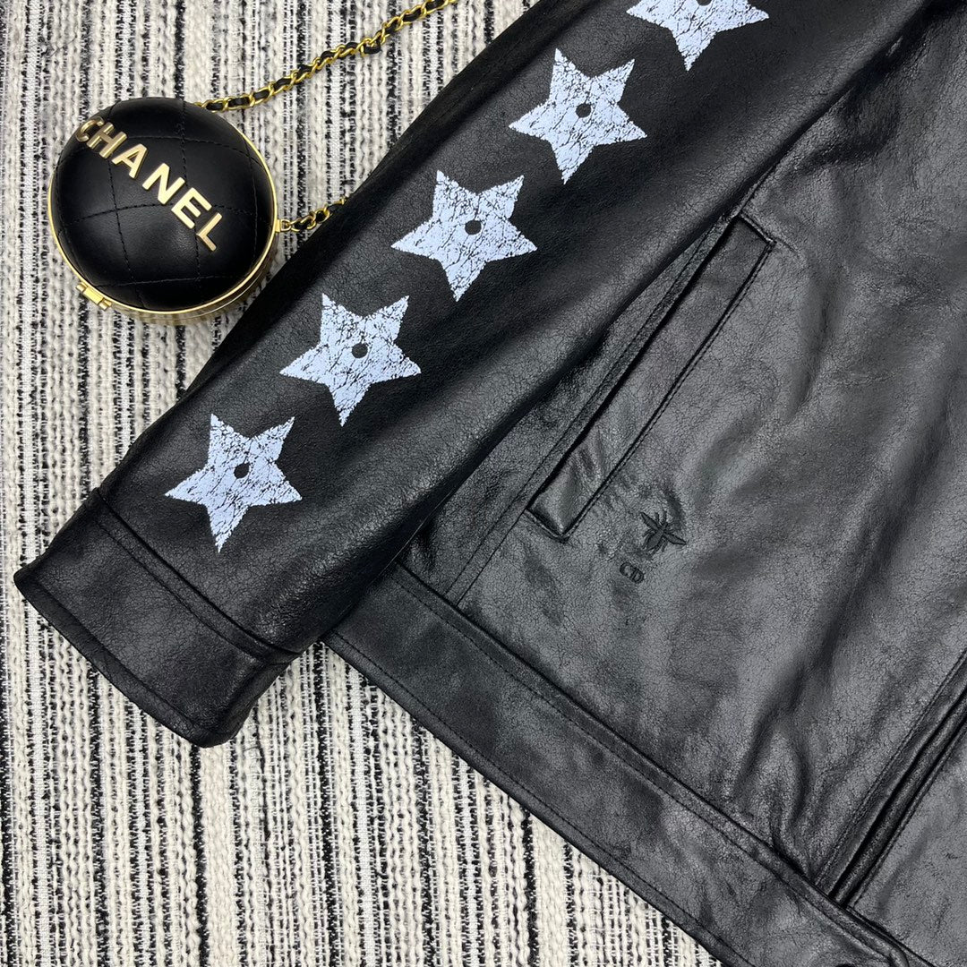 DIOR 25S STAND COLLAR SHEEPSKIN JACKET 845