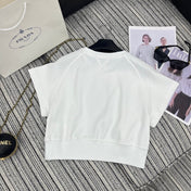 PRADA 25S SHORT-SLEEVE CREW NECK SWEATSHIRT SET 352