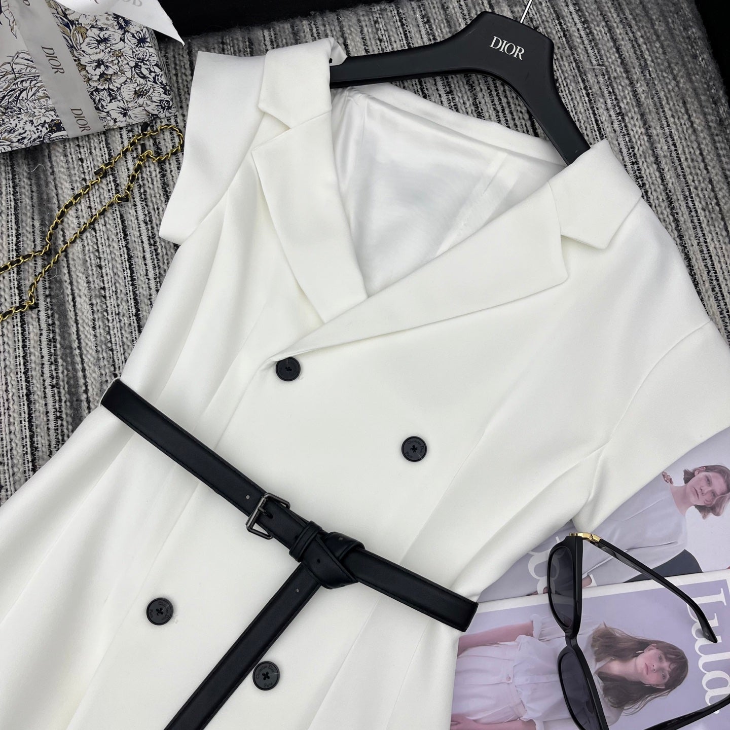 DIOR 25S LONG BLAZER DRESS 808