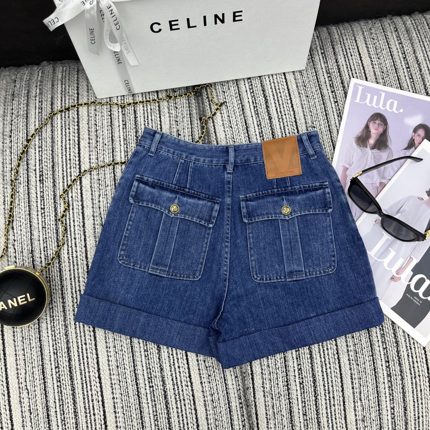 Celine 25C Denim Short 228442