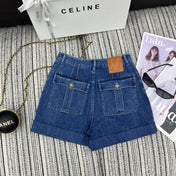 Celine 25C Denim Short 228442