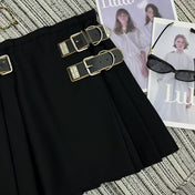 PRADA 25S PLEATED MINI SKIRT 345