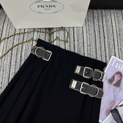 PRADA 25S PLEATED MINI SKIRT 345