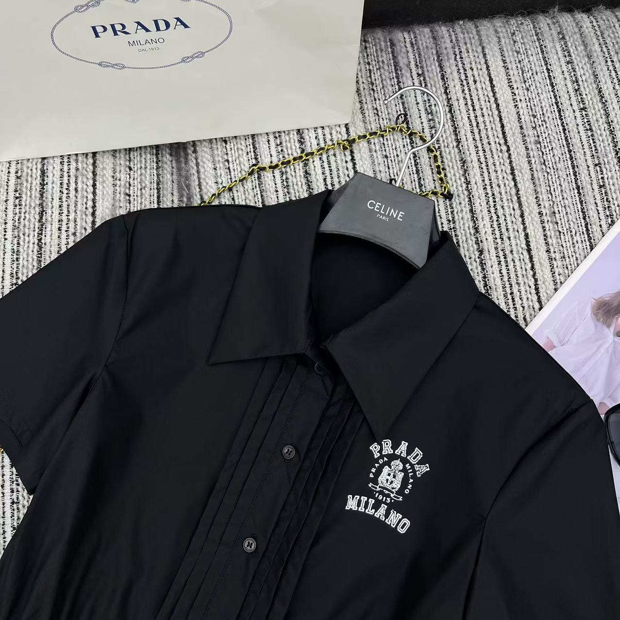 PRADA 25S SHORT-SLEEVE SHIRT 344