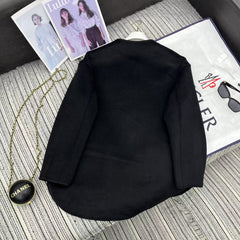 MONCLER 25S REVERSIBLE KNIT JACKET WITH A ROUND NECK 190