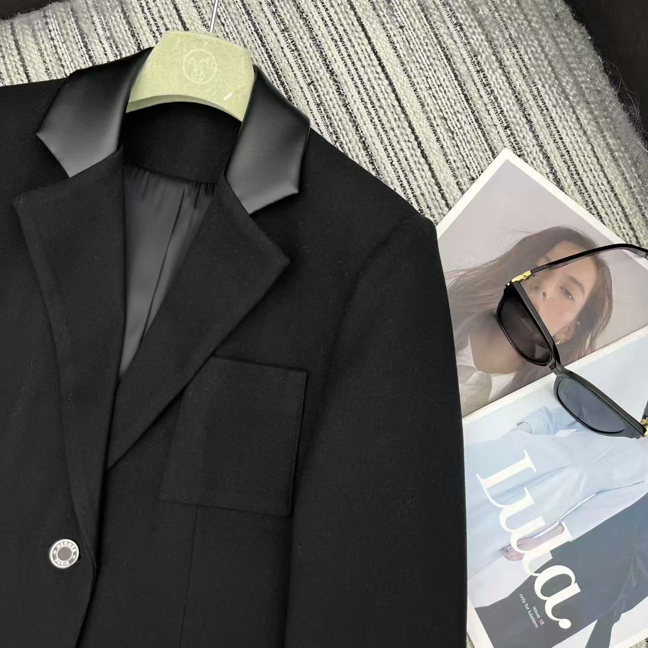 HERMES 25S LAPEL BLAZER 389