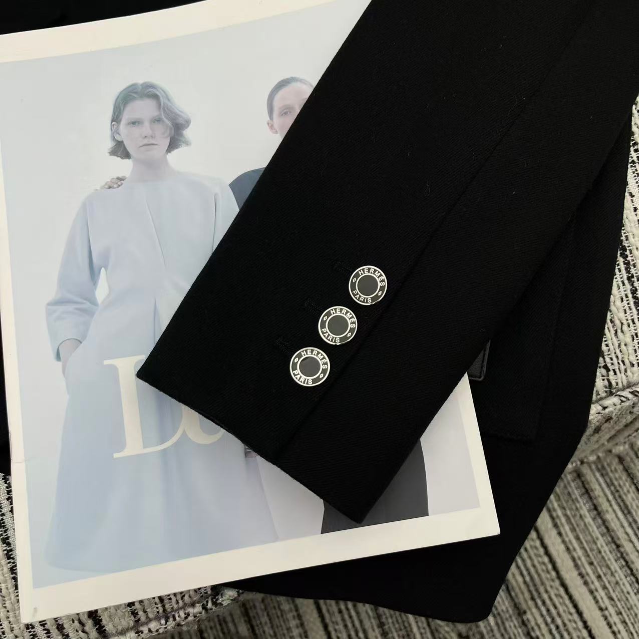 HERMES 25S LAPEL BLAZER 389