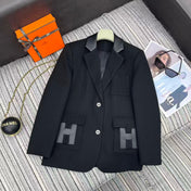 HERMES 25S LAPEL BLAZER 389