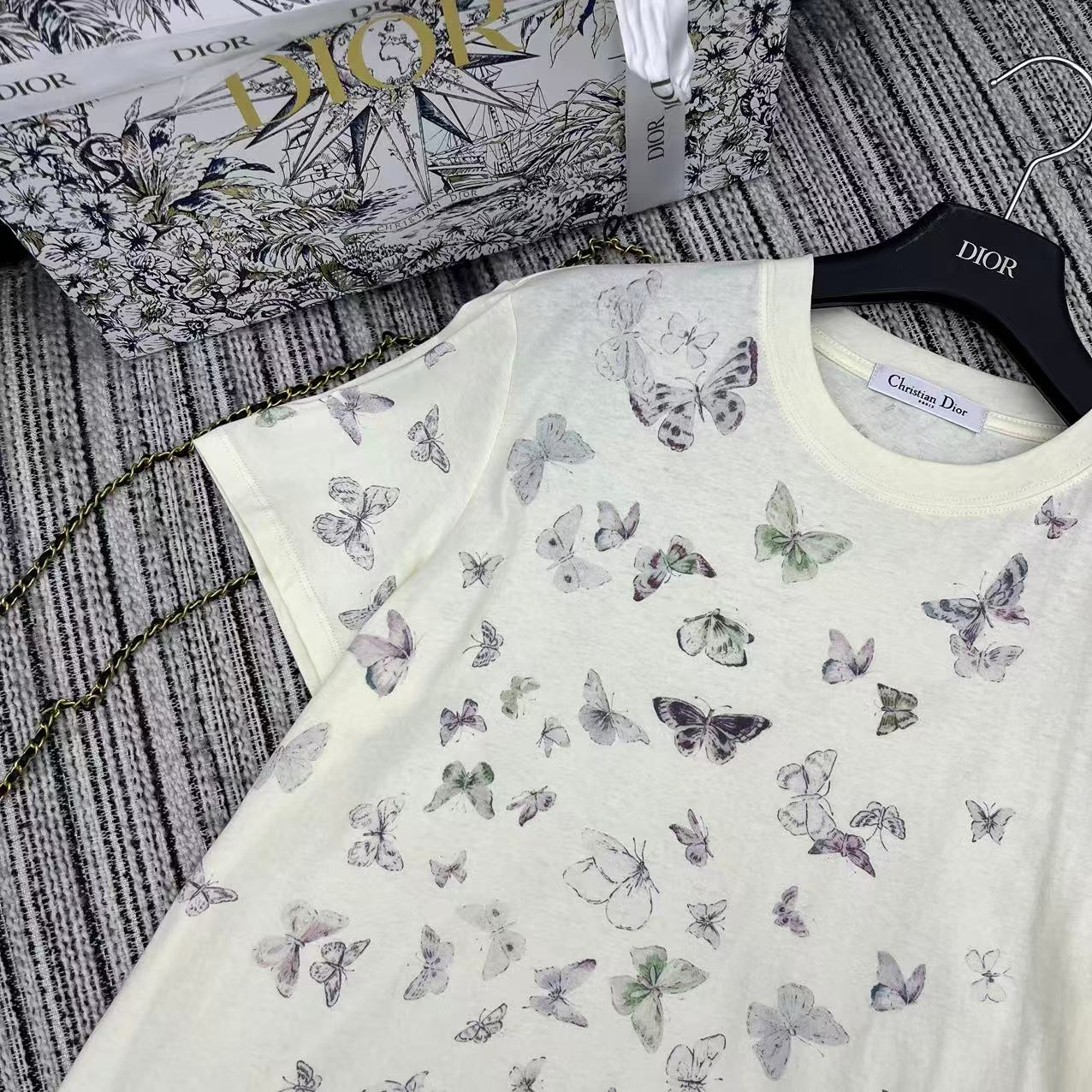 DIOR 25S SHORT-SLEEVE CREW NECK T-SHIRT 839