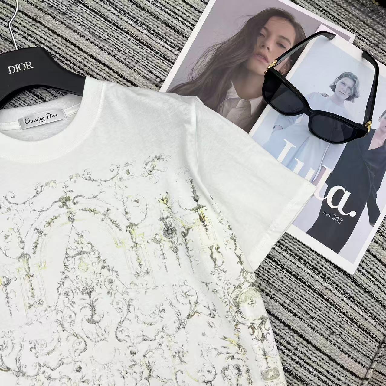 DIOR 25S SHORT-SLEEVE CREW NECK T-SHIRT 840