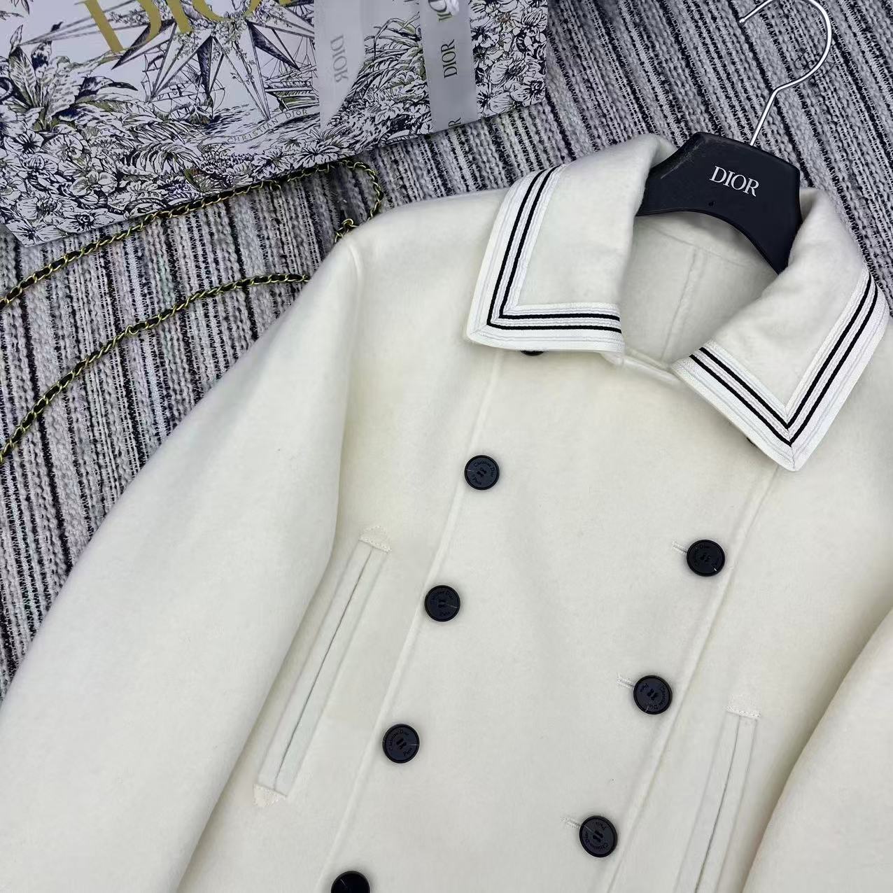 DIOR 25S REVERSIBLE KNIT JACKET 862