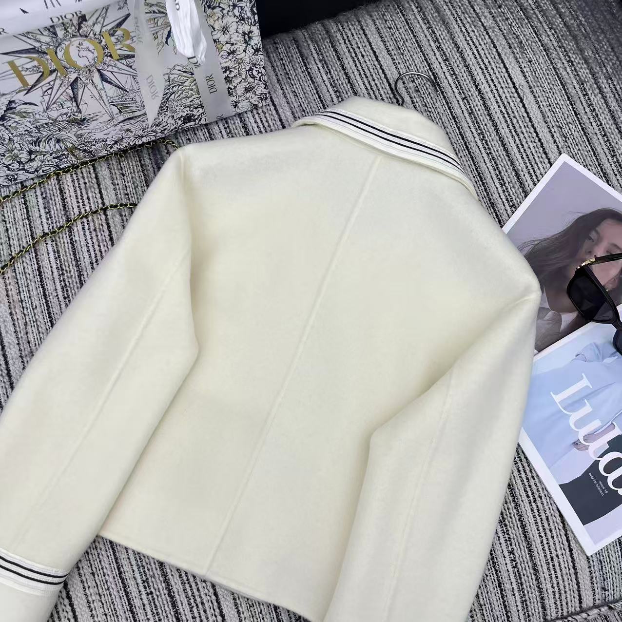 DIOR 25S REVERSIBLE KNIT JACKET 862