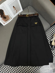 PRADA NEW STYLE PLEATED SKIRT WITH TWO POCKETS 245884