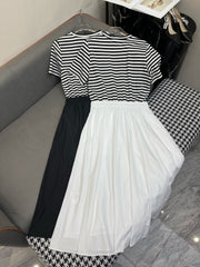 PRAD ROUND NECK DRESS 25S IN POLYESTER 266689