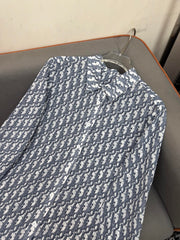 DIOR SHIRTS MONOCHROME PRINTED FABRIC 266699