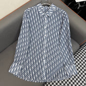 DIOR SHIRTS MONOCHROME PRINTED FABRIC 266699