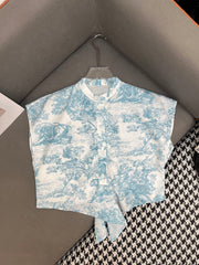 DIO SLEEVELESS SHIRT 25S IN POLYESTER 266650