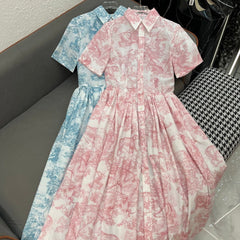 DIO LAPEL DRESS 25S IN POLYESTER 266653