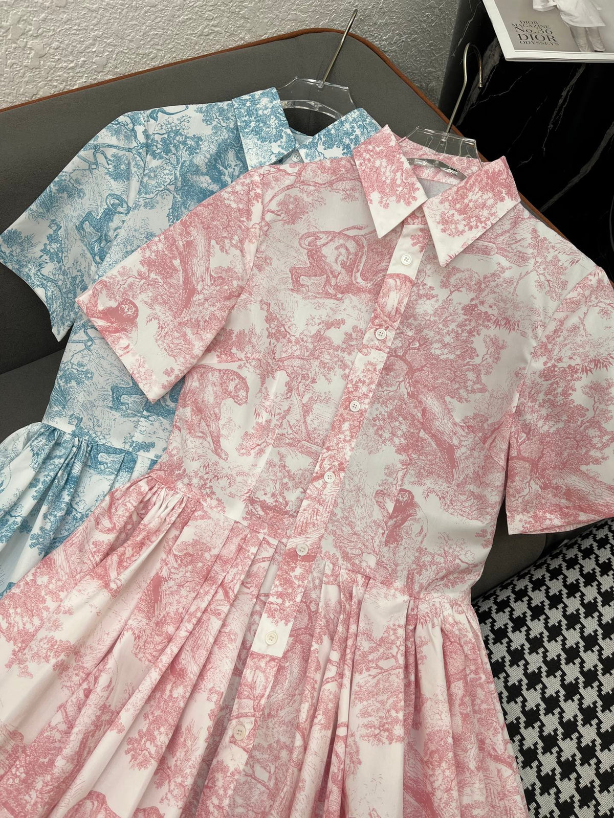 DIO LAPEL DRESS 25S IN POLYESTER 266653