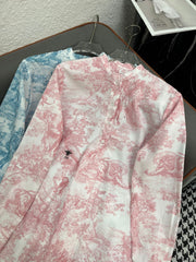 DIO LONG SLEEVE SHIRT WITH MANDARIN COLLAR 25S IN POLYESTER 266663