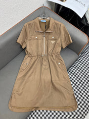 DRESS KHAKI WITH DRAWSTRING WAIST