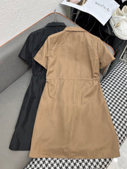 DRESS KHAKI WITH DRAWSTRING WAIST