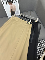 DIO SIDE ZIP SKIRT25S IN COTTON 266675