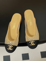 BUBBLE 30 MM IN BLACK FABRIC AND BEIGE MESH