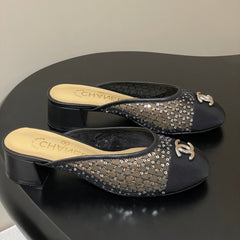 BUBBLE 30 MM IN BLACK FABRIC AND MESH