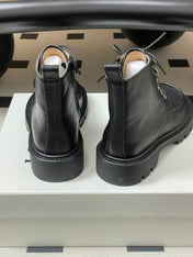 LOEWE 26S ANKLE BOOTS IN BLACK CALFSKIN