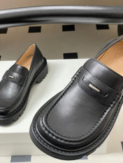 LOEWE 26S LOAFER IN BLACK CALFSKIN