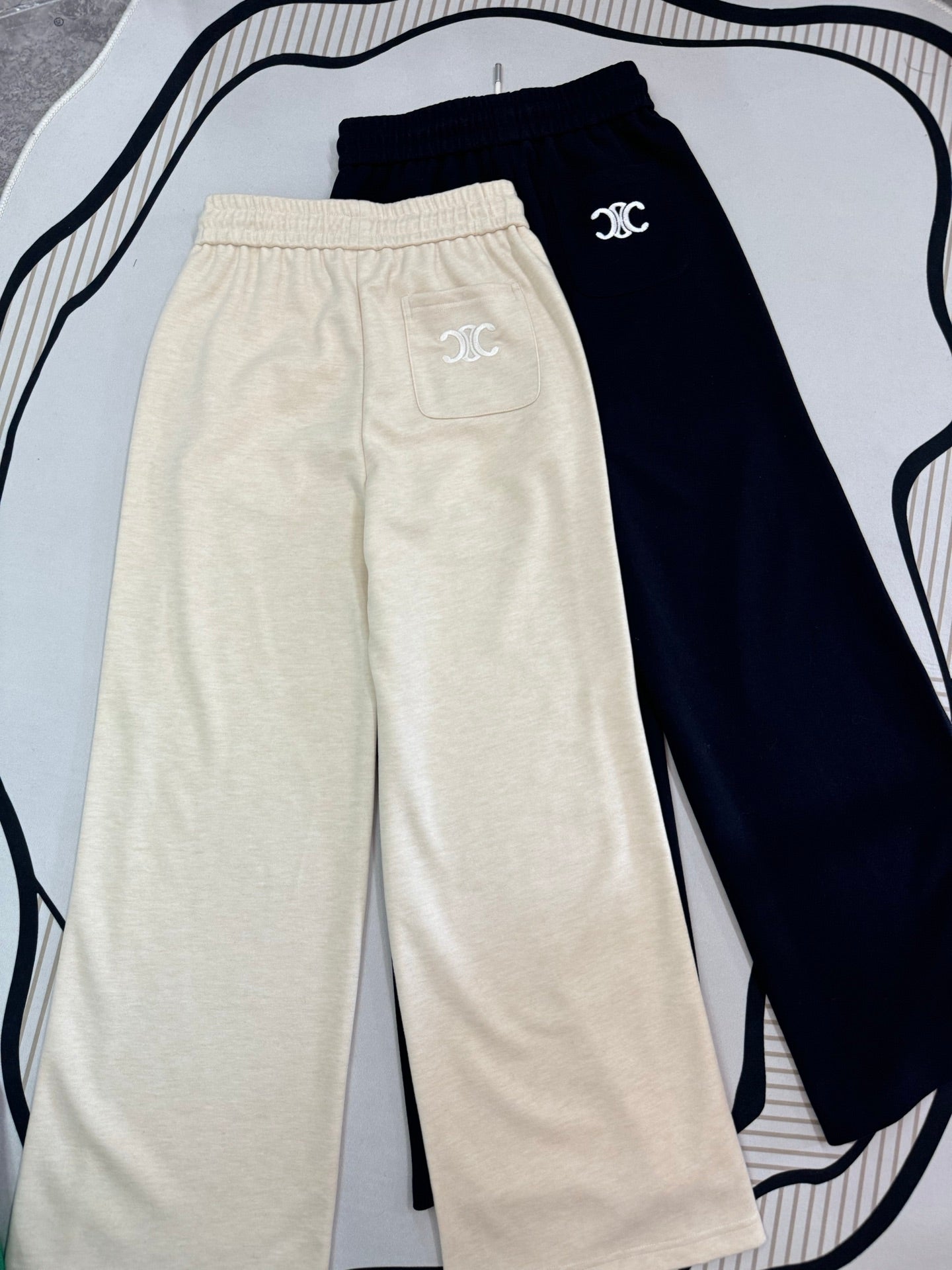 CELINE 25S WIDE-LEG WOOL PANTS 0126